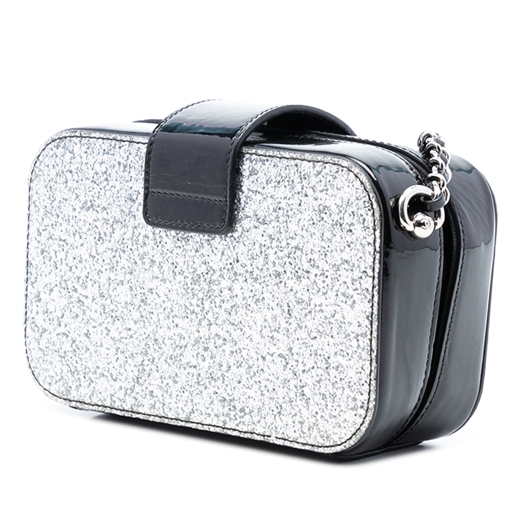 Glitter Patent Evening On The Moon Camera Case