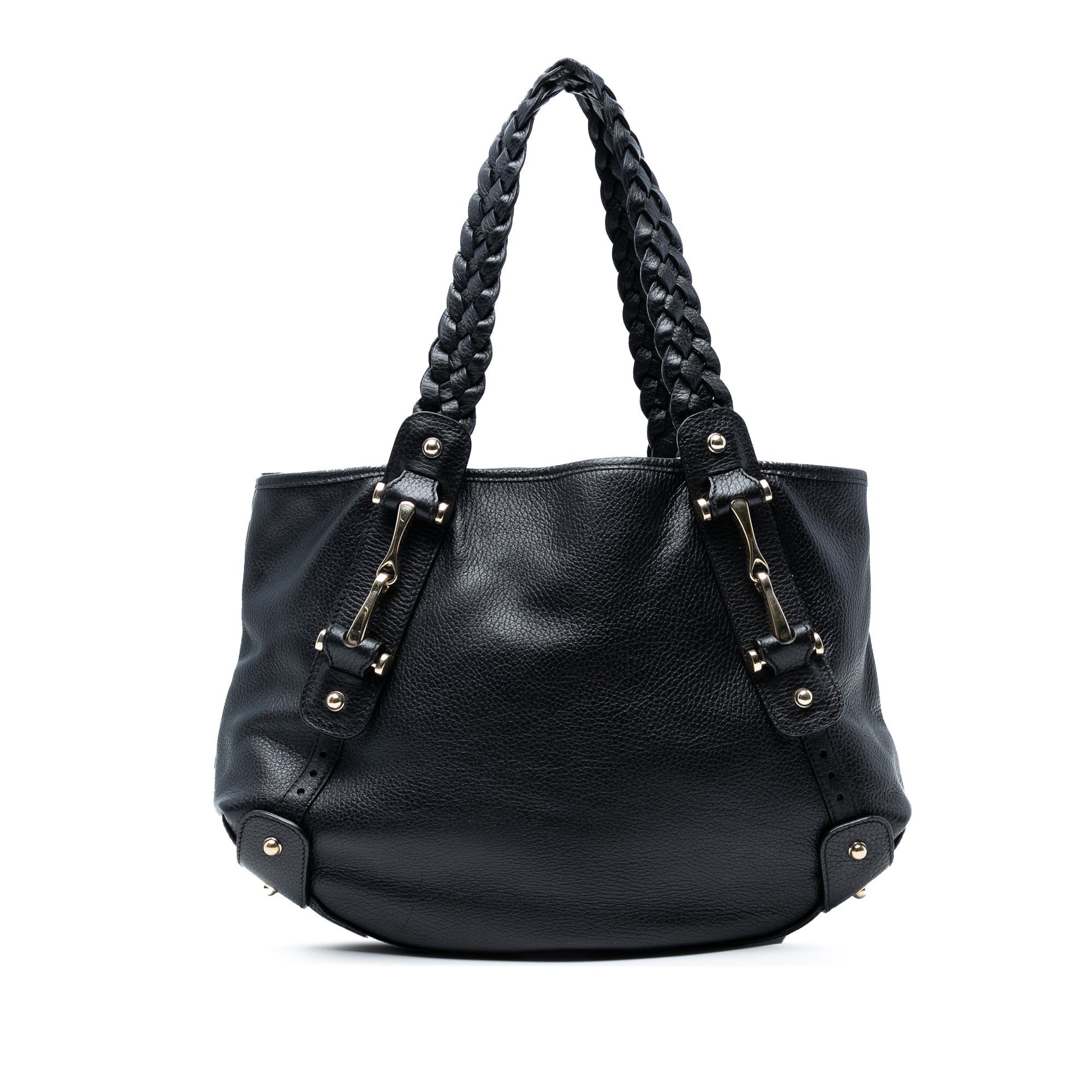 Leather Horsebit Pelham Shoulder Bag