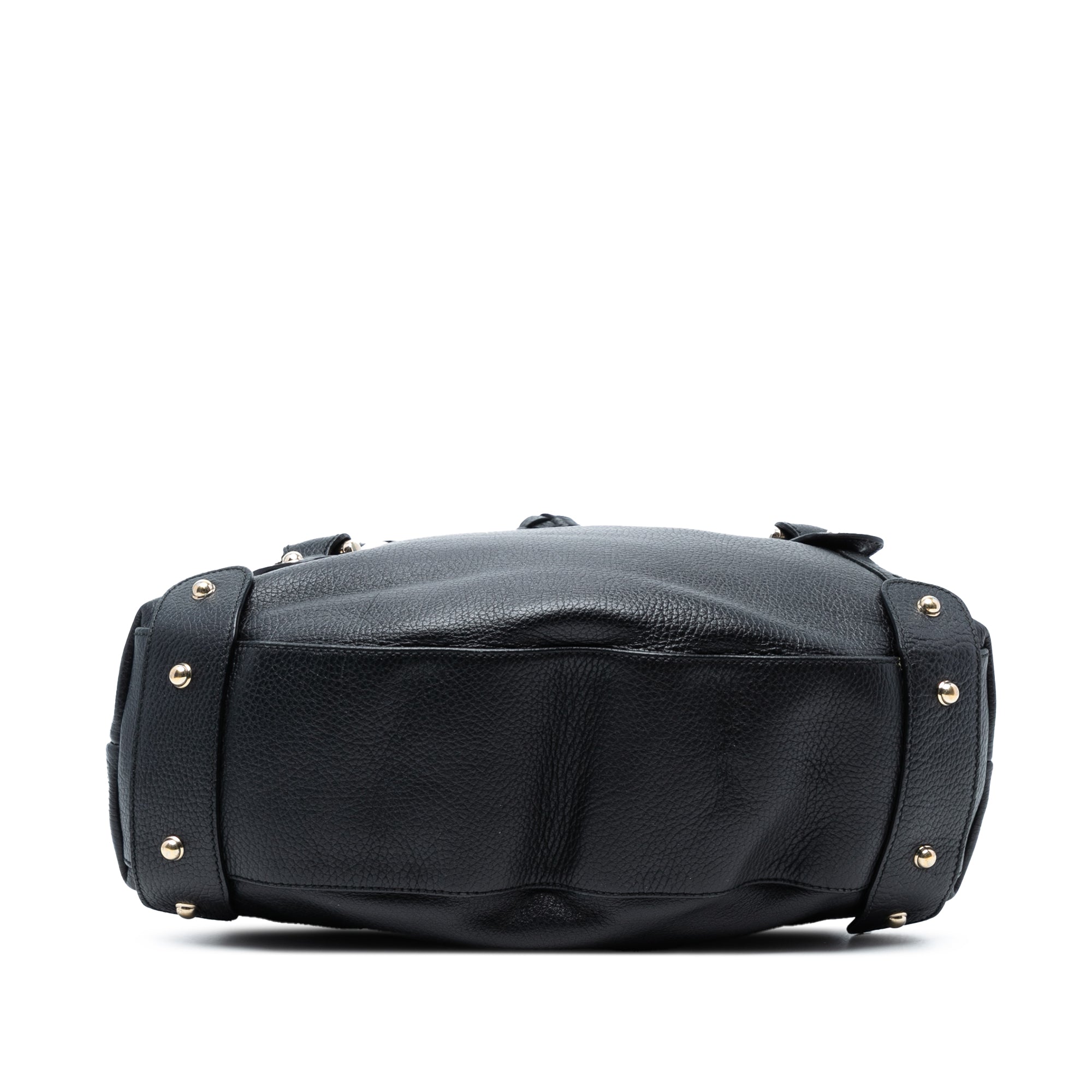 Leather Horsebit Pelham Shoulder Bag