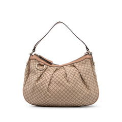 Diamante Canvas Sukey Shoulder Bag