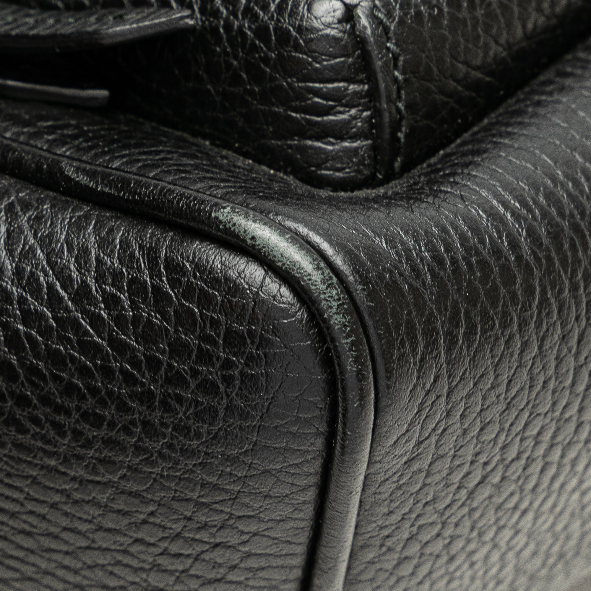 Pebbled Calfskin Soho Chain Backpack