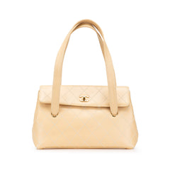 CC Calfskin Wild Stitch Flap Shoulder Bag