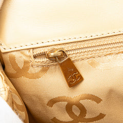 CC Calfskin Wild Stitch Flap Shoulder Bag