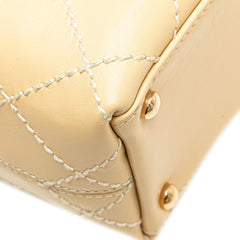 CC Calfskin Wild Stitch Flap Shoulder Bag