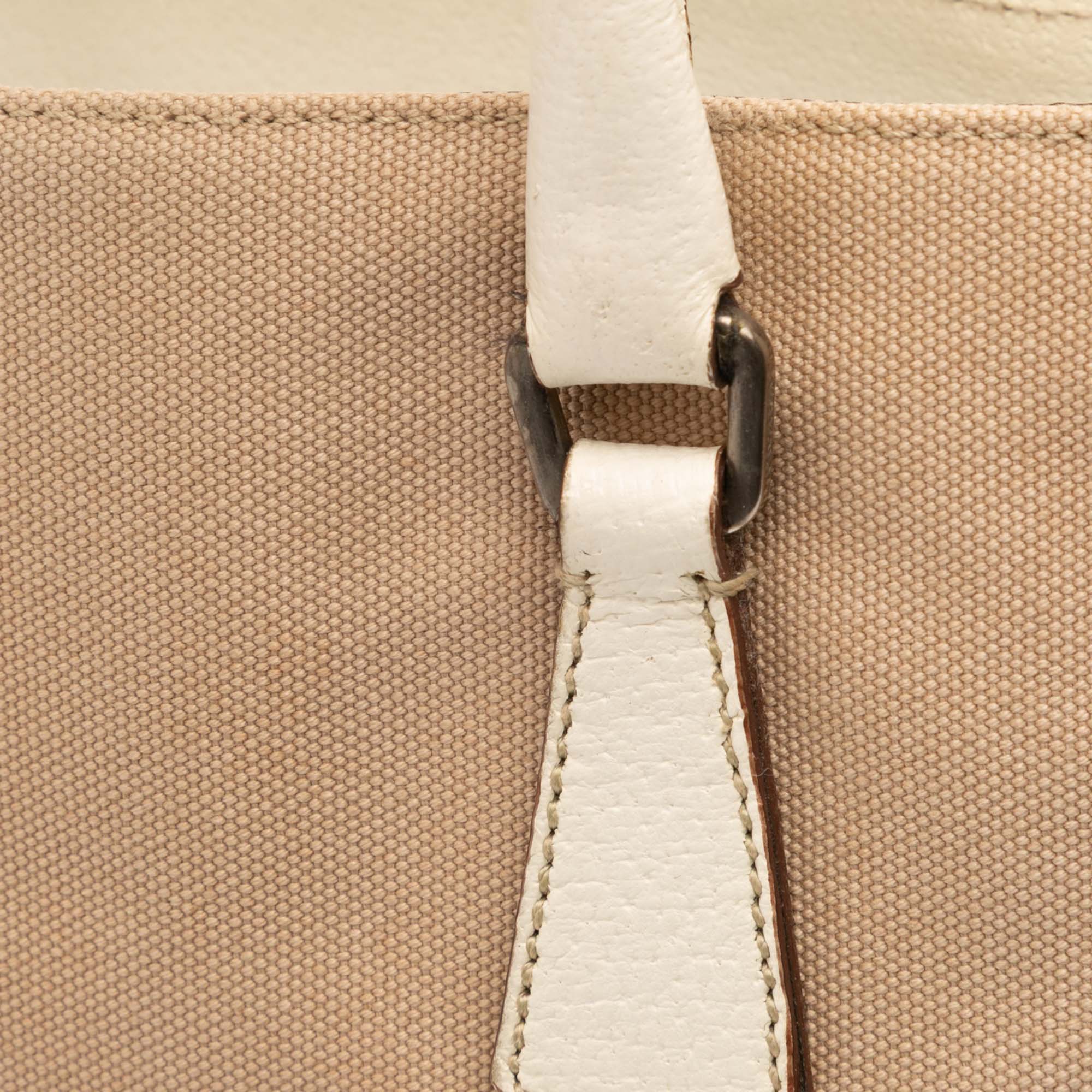 Cinghiale Trimmed Canvas Canapa Tote