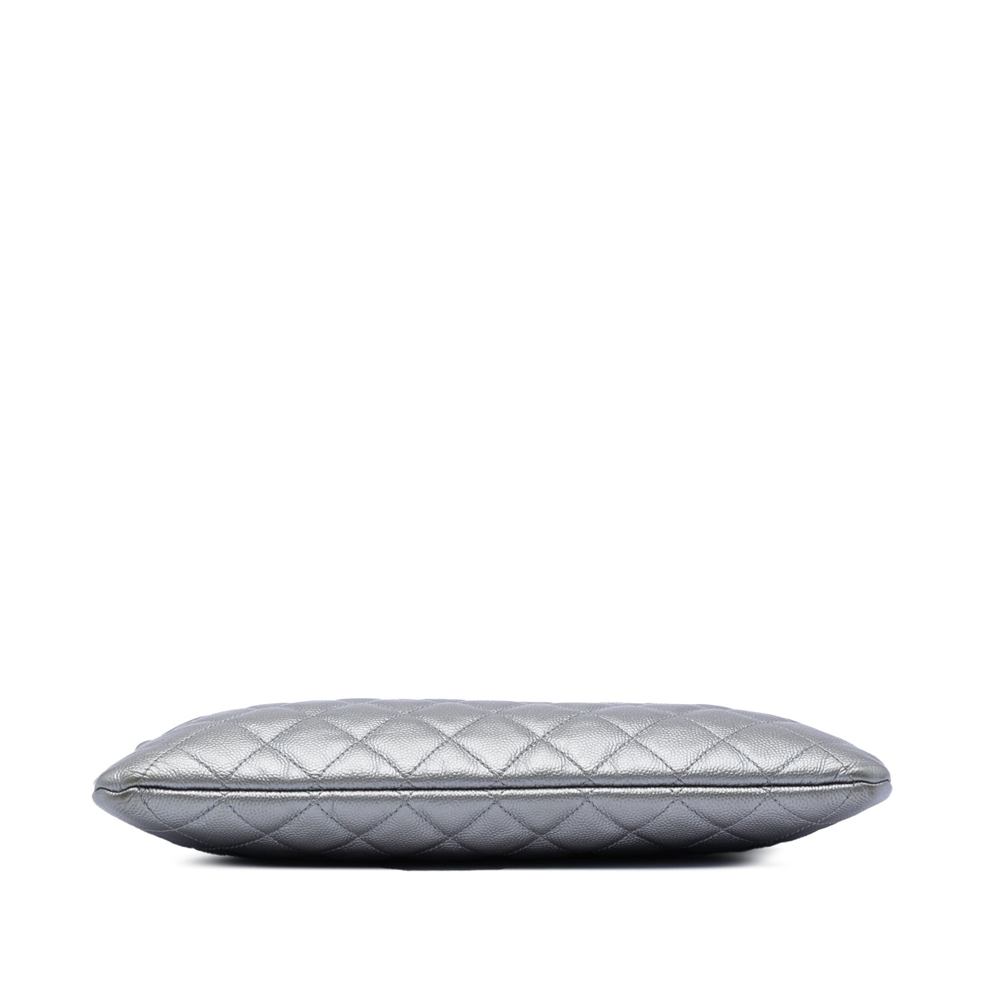 Medium Quilted Caviar Boy O Case Clutch