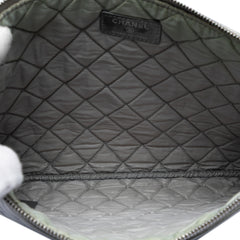 Medium Quilted Caviar Boy O Case Clutch