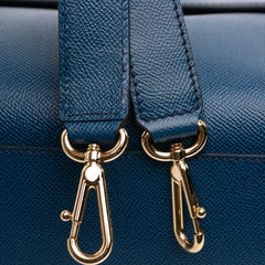 Large Calfskin Miss Sicily Satchel