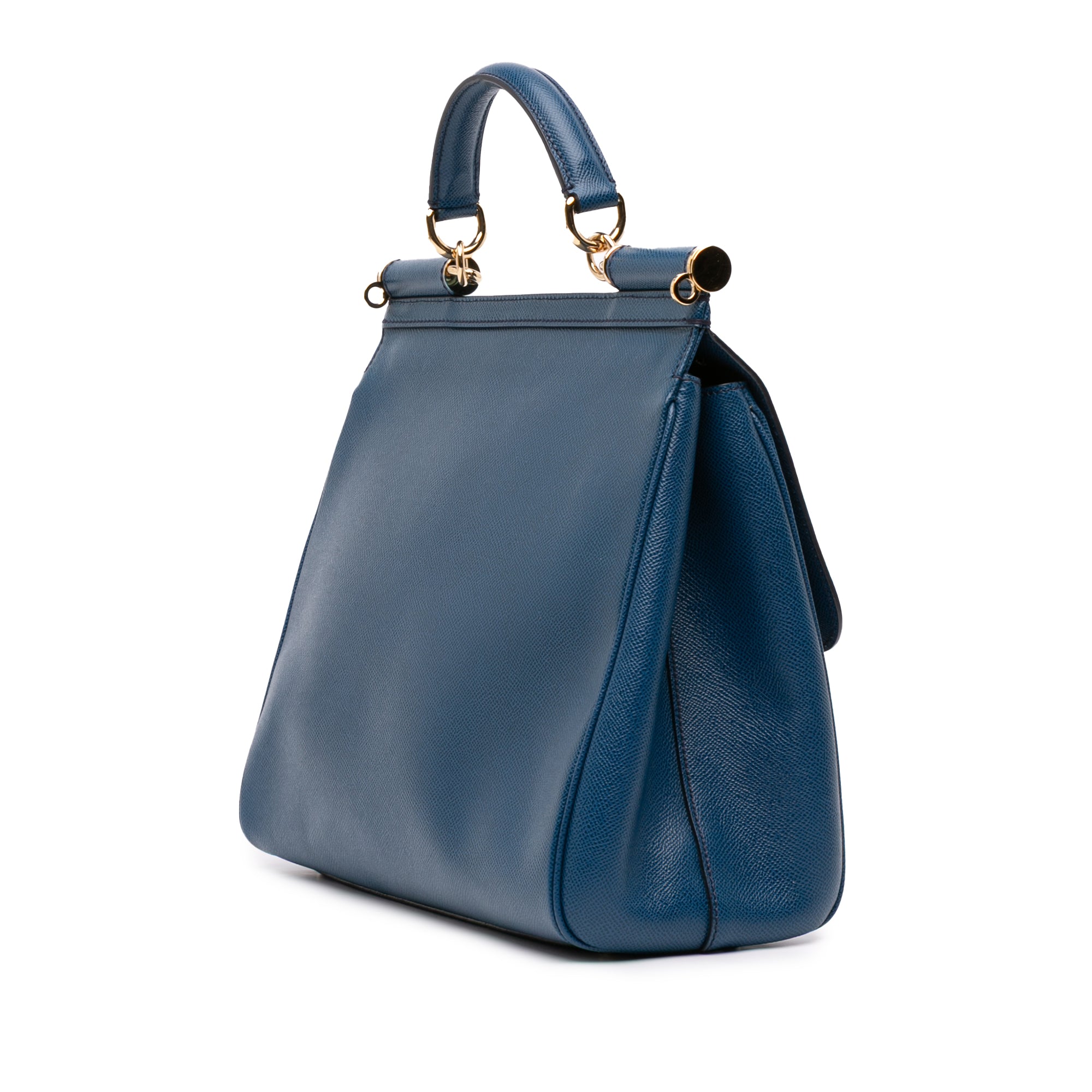 Large Calfskin Miss Sicily Satchel