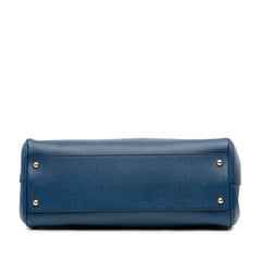 Large Calfskin Miss Sicily Satchel