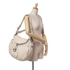 Medium Pebbled Calfskin Icon Bit Satchel