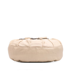 Medium Pebbled Calfskin Icon Bit Satchel