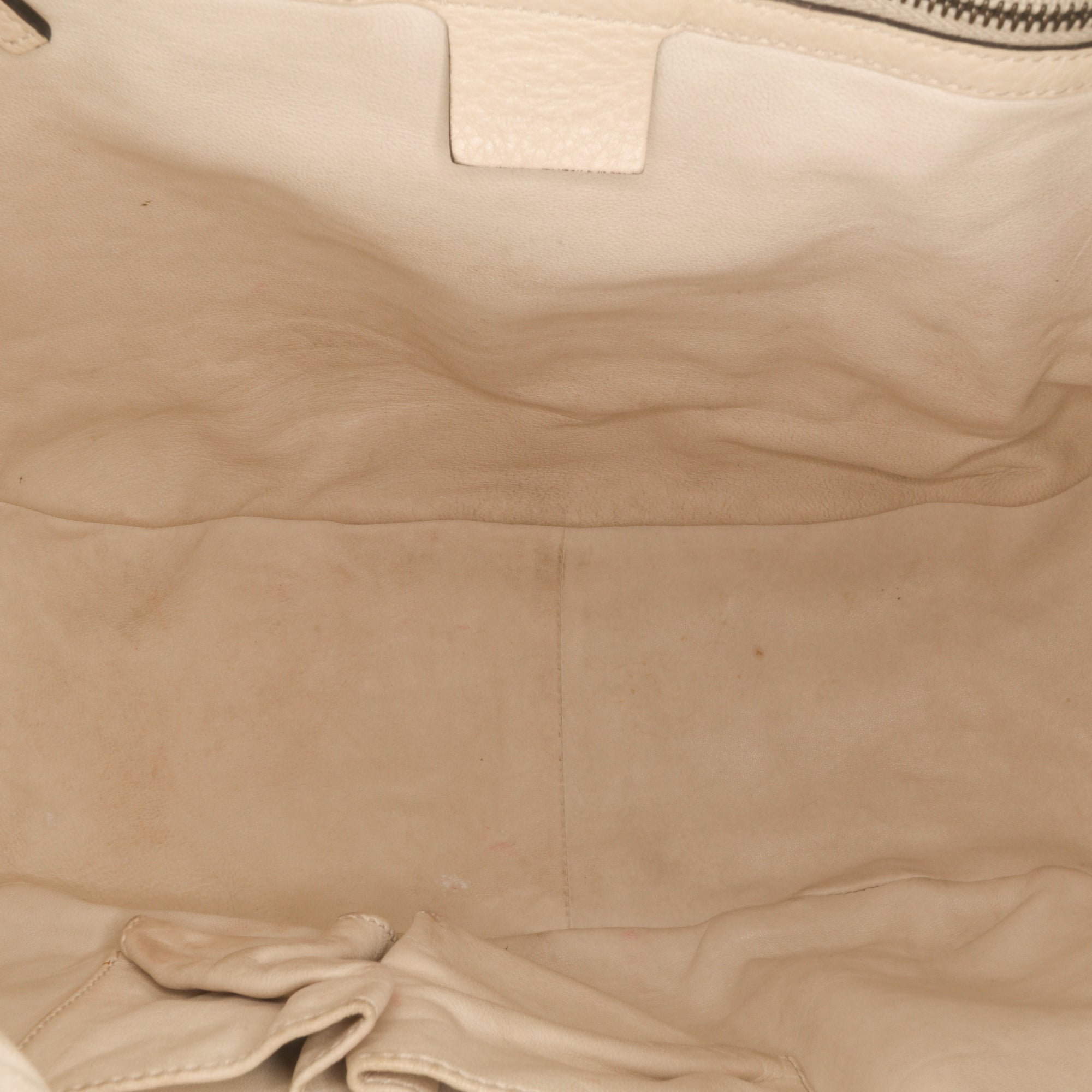 Medium Pebbled Calfskin Icon Bit Satchel