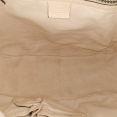 Medium Pebbled Calfskin Icon Bit Satchel