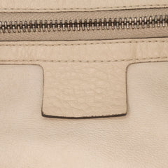 Medium Pebbled Calfskin Icon Bit Satchel
