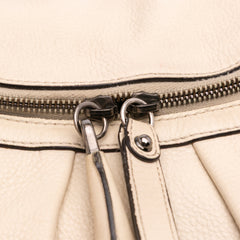 Medium Pebbled Calfskin Icon Bit Satchel