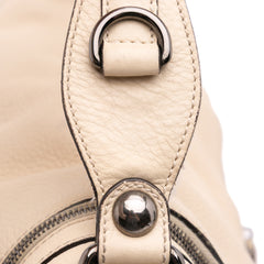 Medium Pebbled Calfskin Icon Bit Satchel