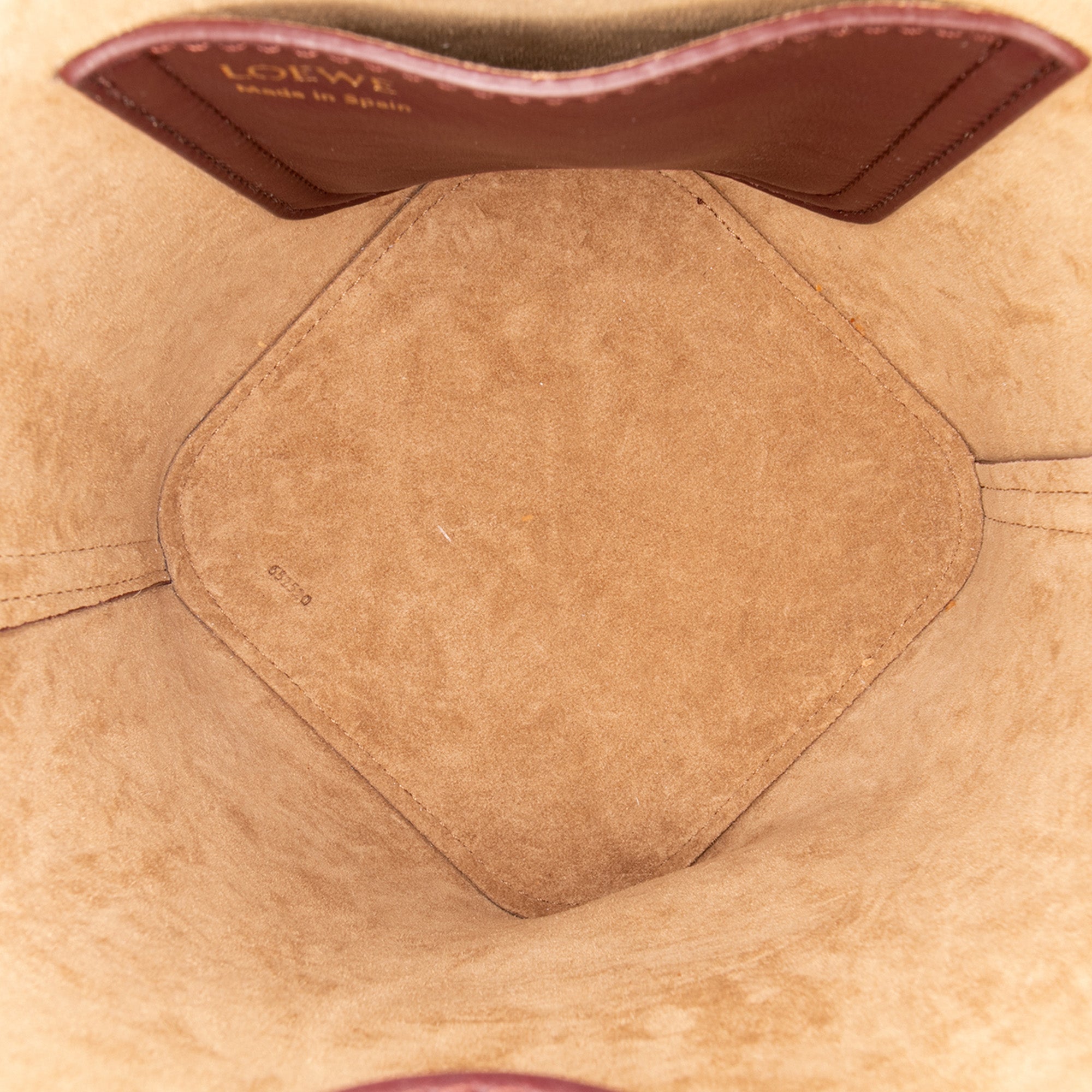 Mini Calfskin Pebble Bucket Bag