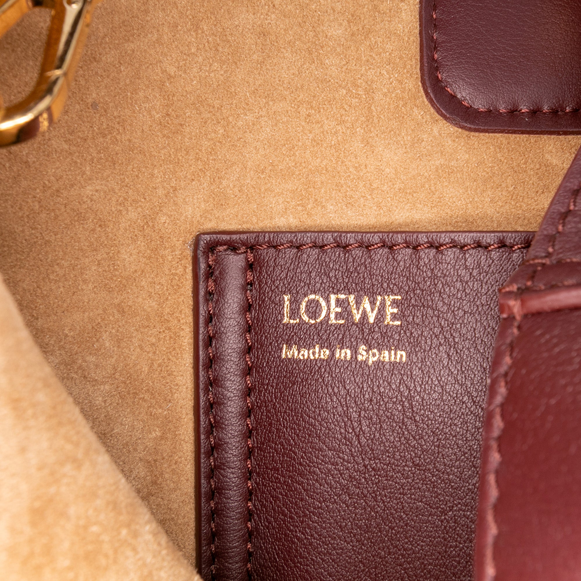 Mini Calfskin Pebble Bucket Bag