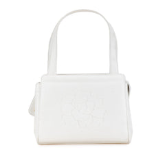 Mini Camellia Calfskin Handbag