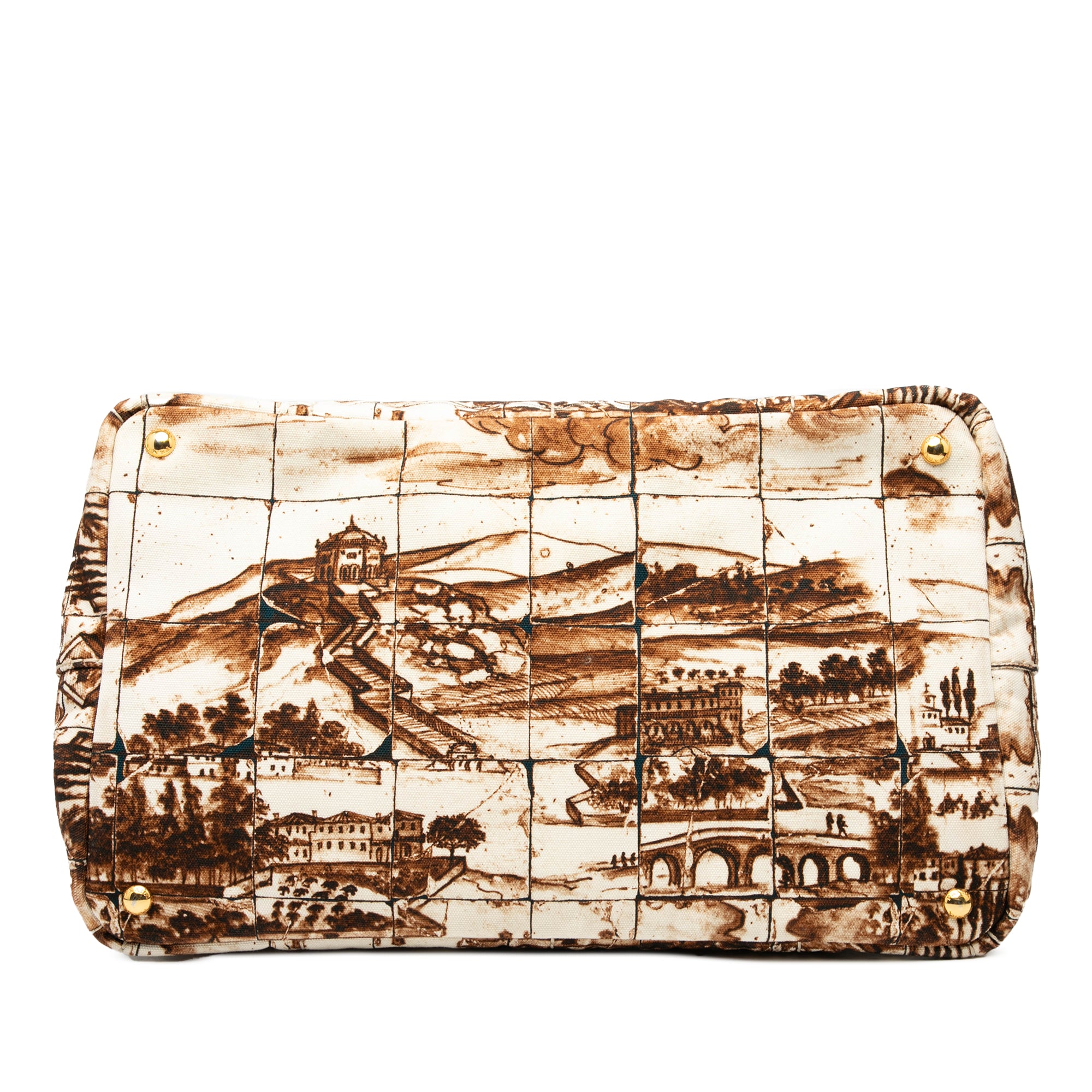 Large Canvas Canapa Azulejos Satchel