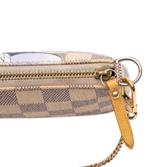 Damier Azur Illustre Mini Pochette Accessoires