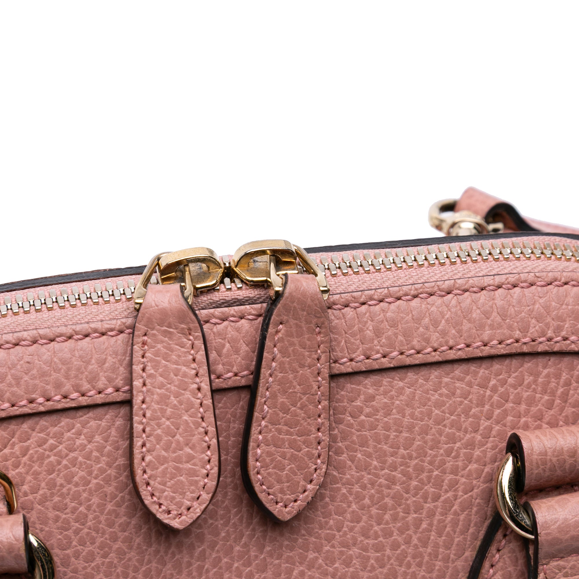 Mini Leather GG Charm Dome Satchel