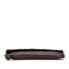 Nappa Intrecciato Fringe Flap Clutch