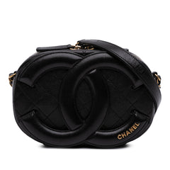 CC Quilted Lambskin Coco Midnight Camera Bag