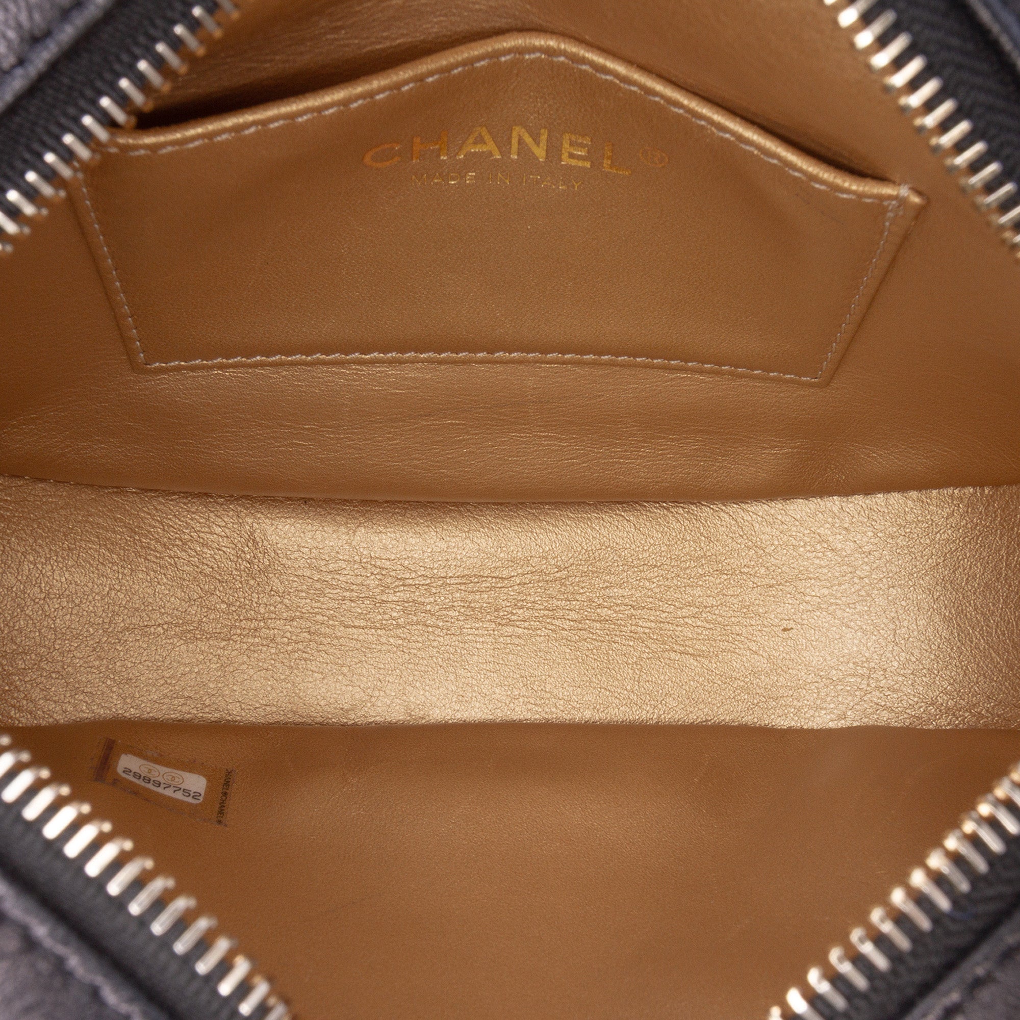 CC Quilted Lambskin Coco Midnight Camera Bag