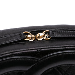 CC Quilted Lambskin Coco Midnight Camera Bag