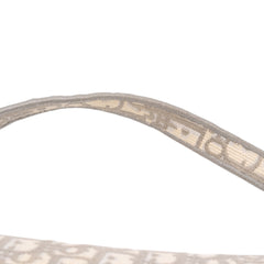 Oblique Embroidered Canvas Saddle Bag