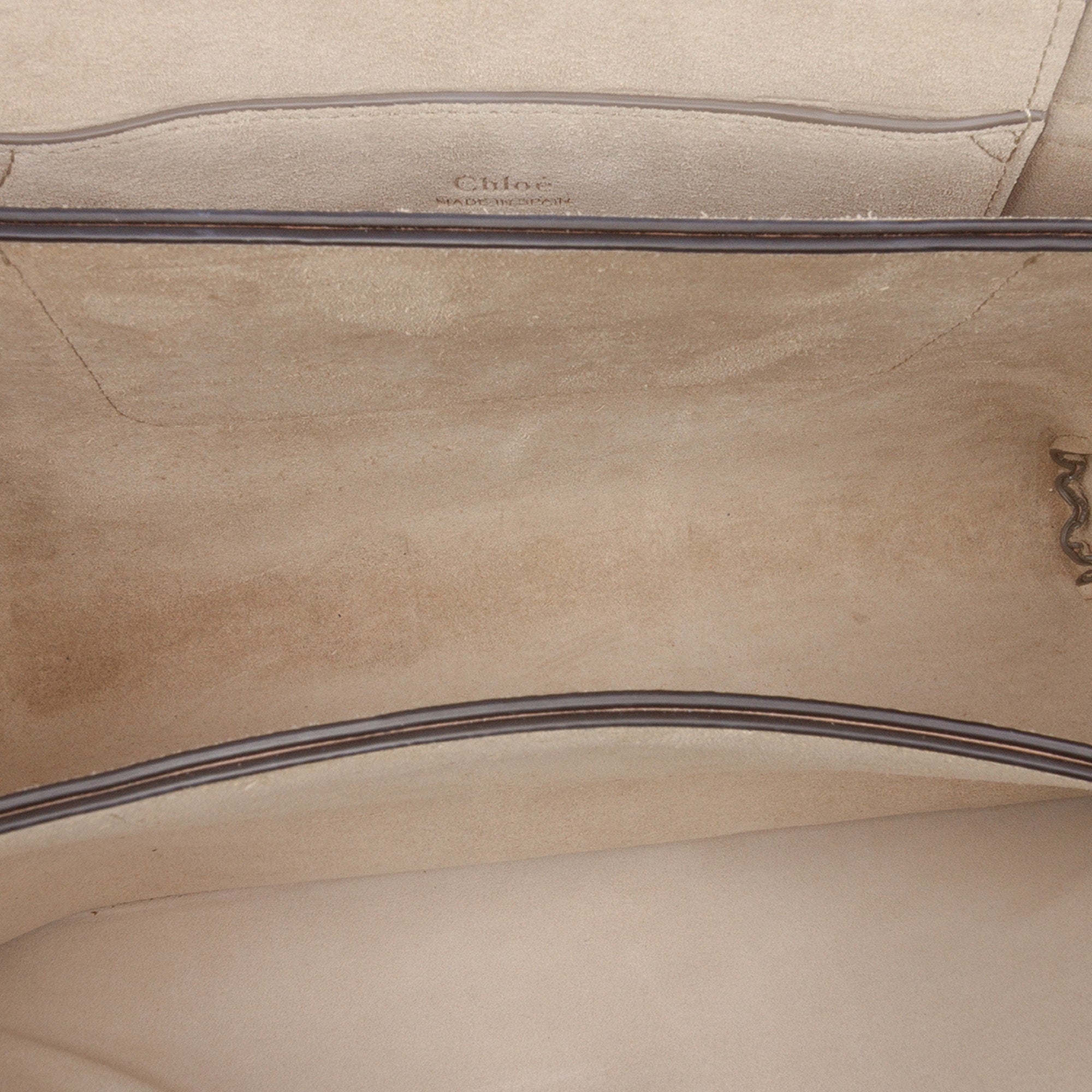 Small Suede and Calfskin Faye Crossbody