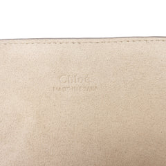 Small Suede and Calfskin Faye Crossbody