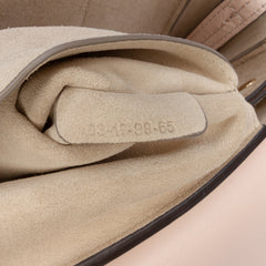 Small Suede and Calfskin Faye Crossbody