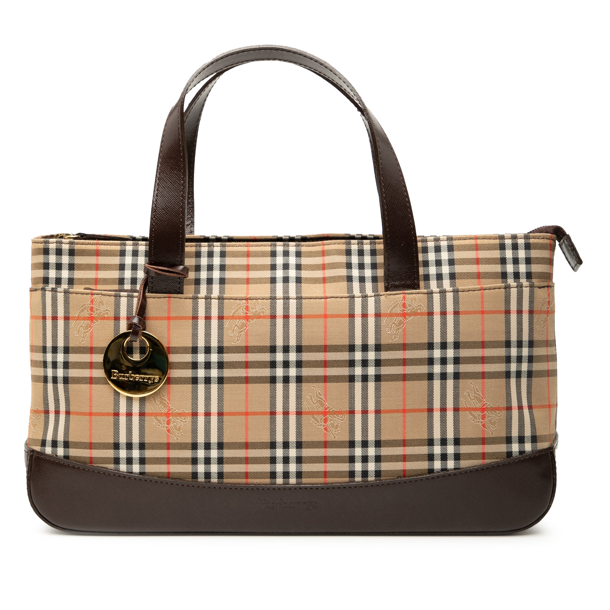 Haymarket Check Canvas Handbag