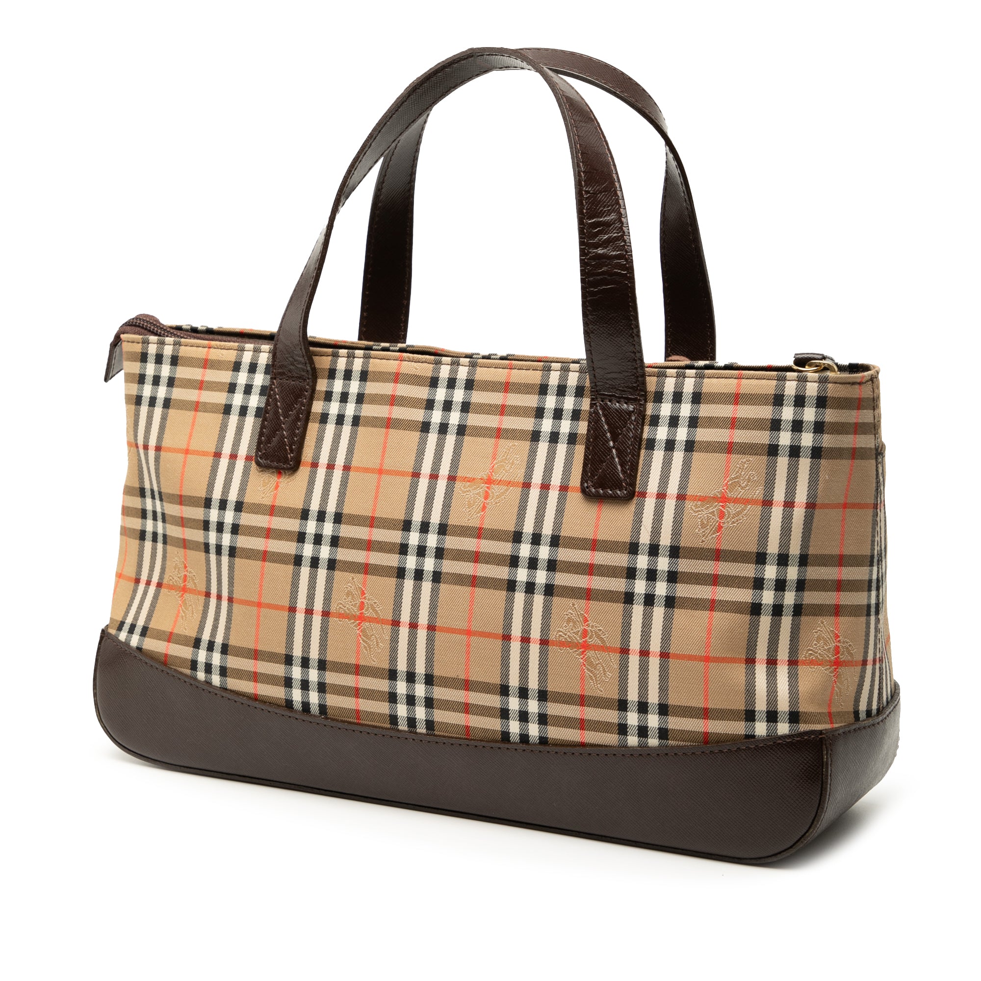 Haymarket Check Canvas Handbag
