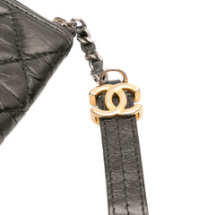 Large Aged Calfskin Gabrielle O Case Clutch