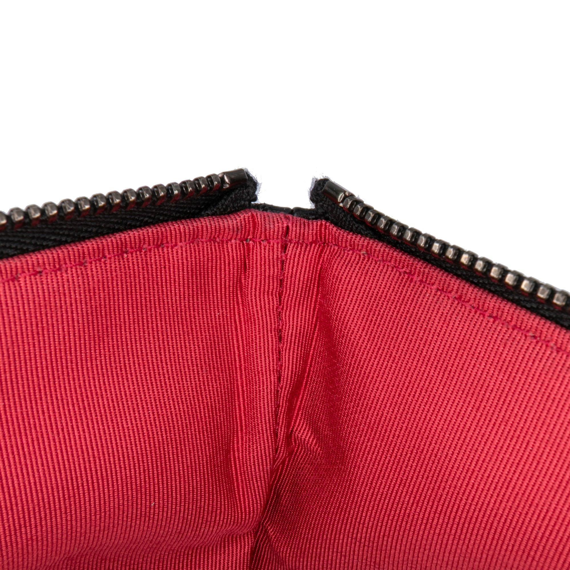 Large Aged Calfskin Gabrielle O Case Clutch
