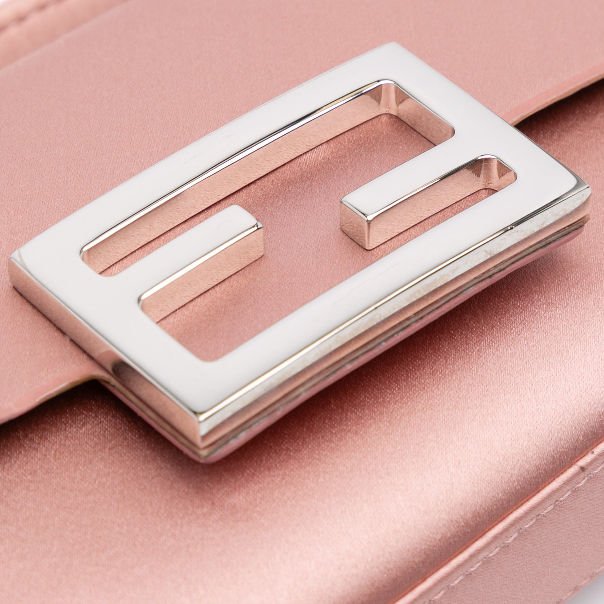 Silk Baguette Phone Pouch Satchel