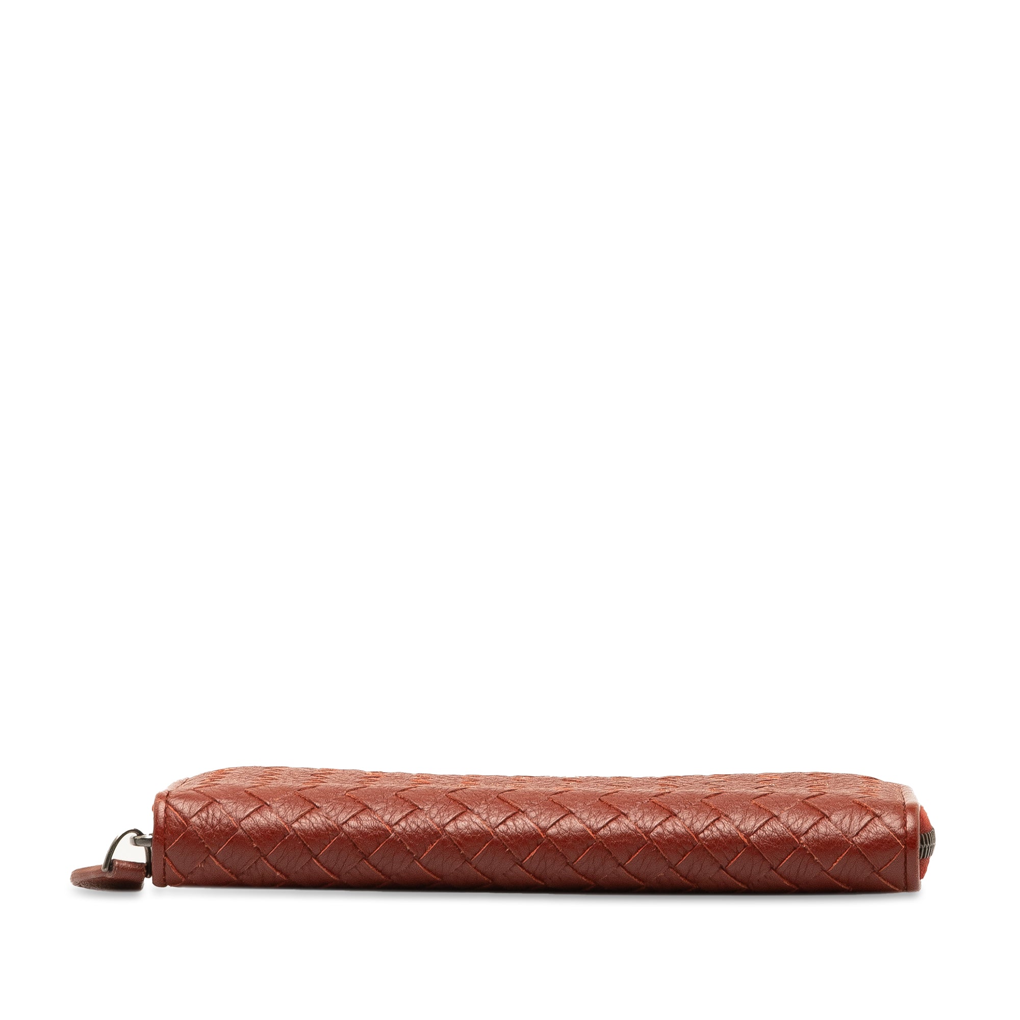 Intrecciato Zip Around Long Wallet