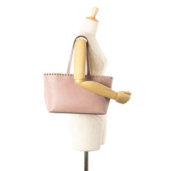Leather Rockstud Tote