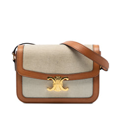Classique Canvas and Calfskin Triomphe Crossbody