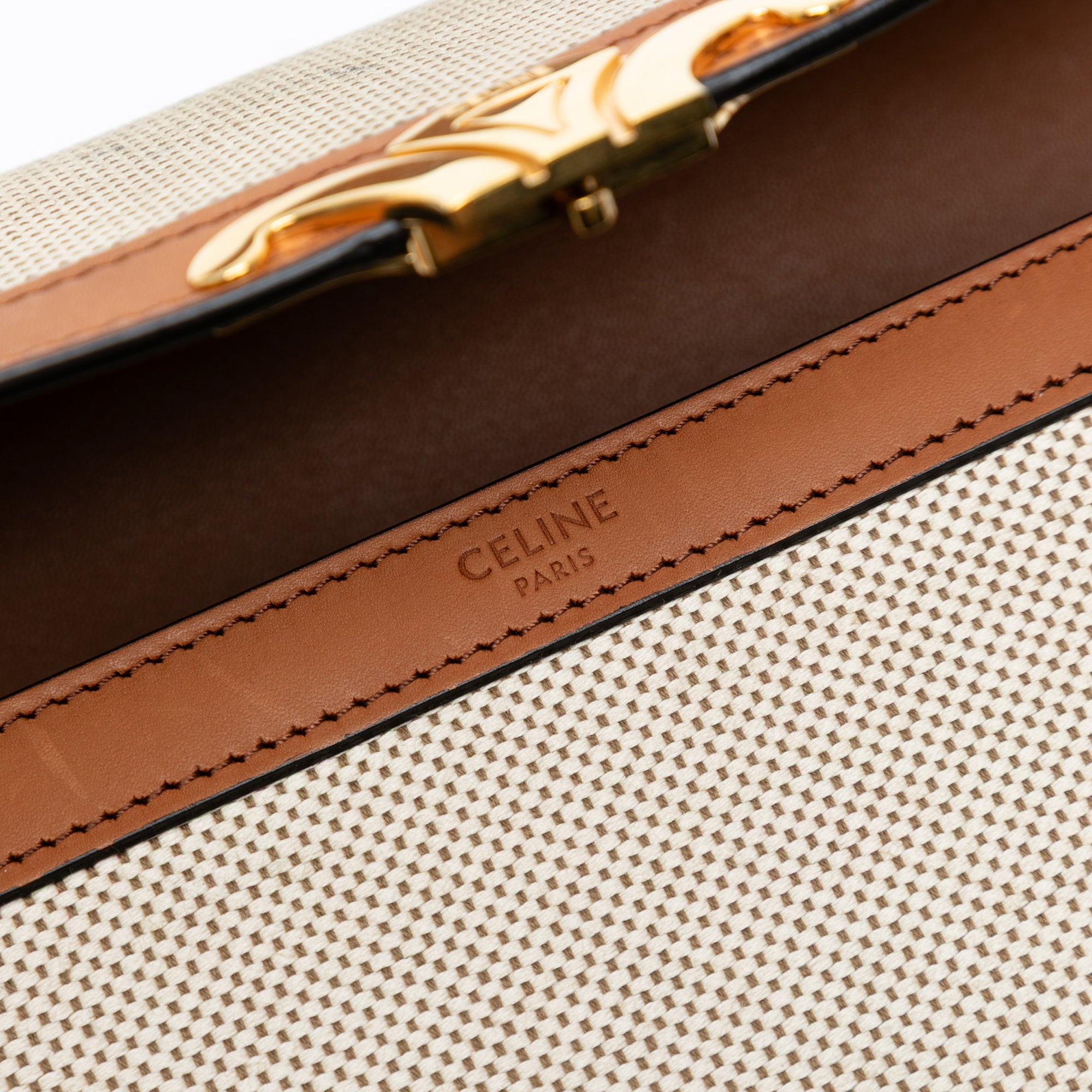 Classique Canvas and Calfskin Triomphe Crossbody