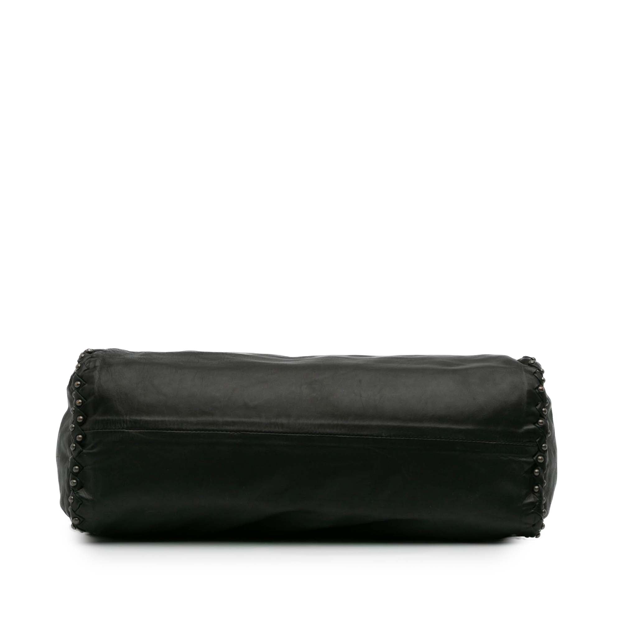 Studded Leather Tote