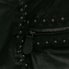 Studded Leather Tote