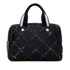 Old Travel Line Nylon Handbag