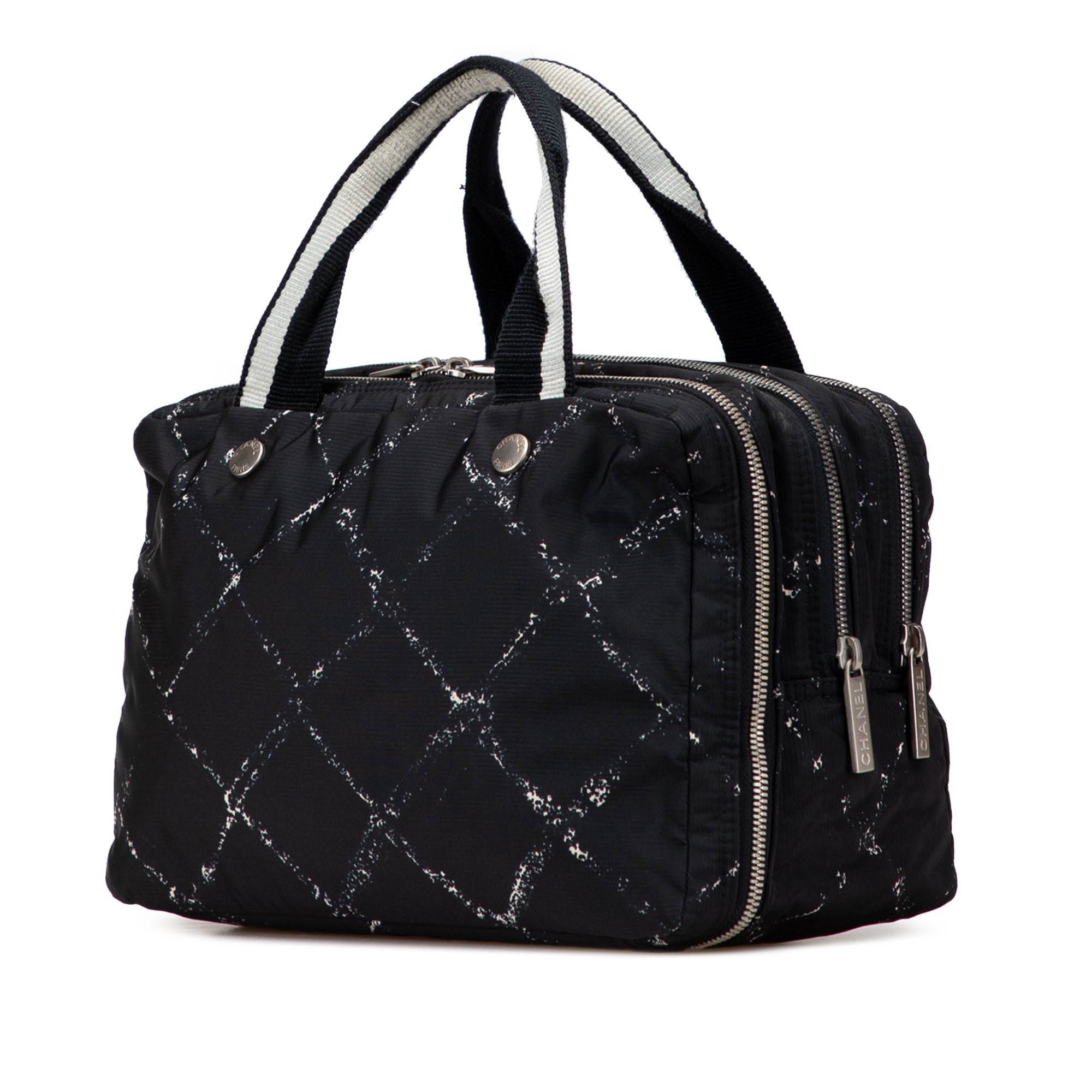 Old Travel Line Nylon Handbag