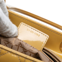 Medium Patent Cannage Lady Dior