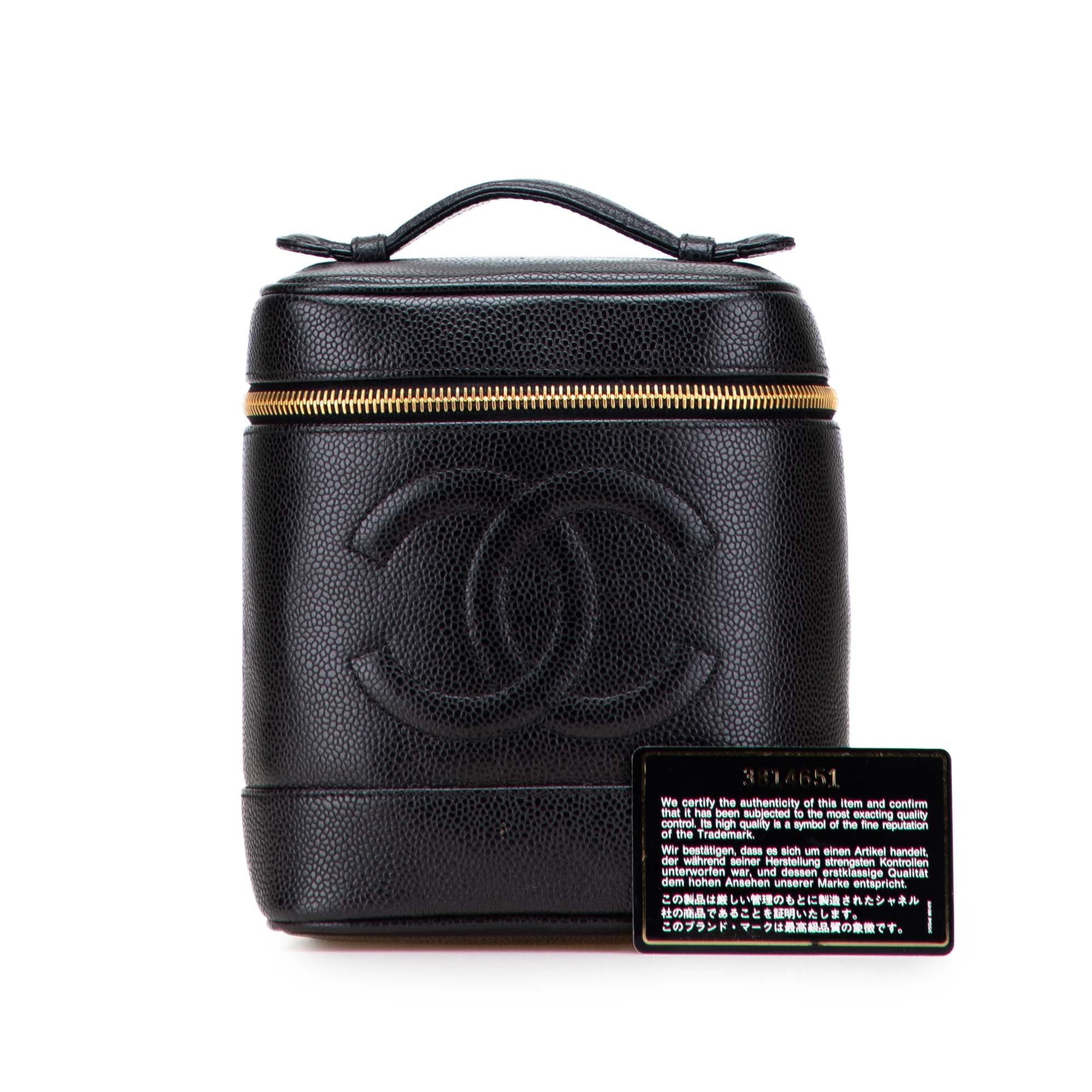 CC Caviar Vanity Case